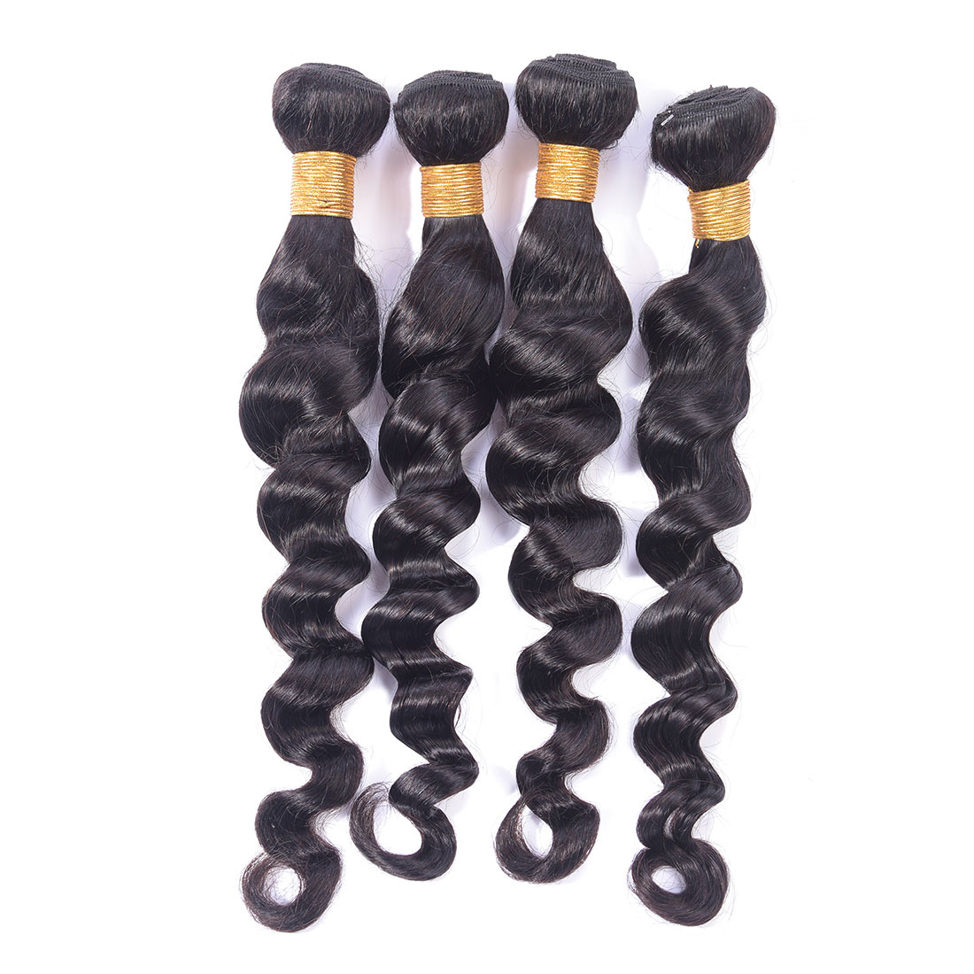 Ms Aloe Hair Indian Loose Deep Wave Bundles 10A Virgin Hair 4 Bundle Deals Wet and Wavy Human Hair Extensions Natural Color Can Be Dyed Thick 6 Loose Deep Wave Human-Hair Weave Sale 3