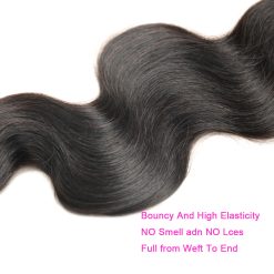 Ms Aloe 10A Grade 3 Bundles Body Wave for Black Hair thick Cheap Brazilian Virgin Remy Human Hair Weave Bundle Deals 20 body wave human hair 1