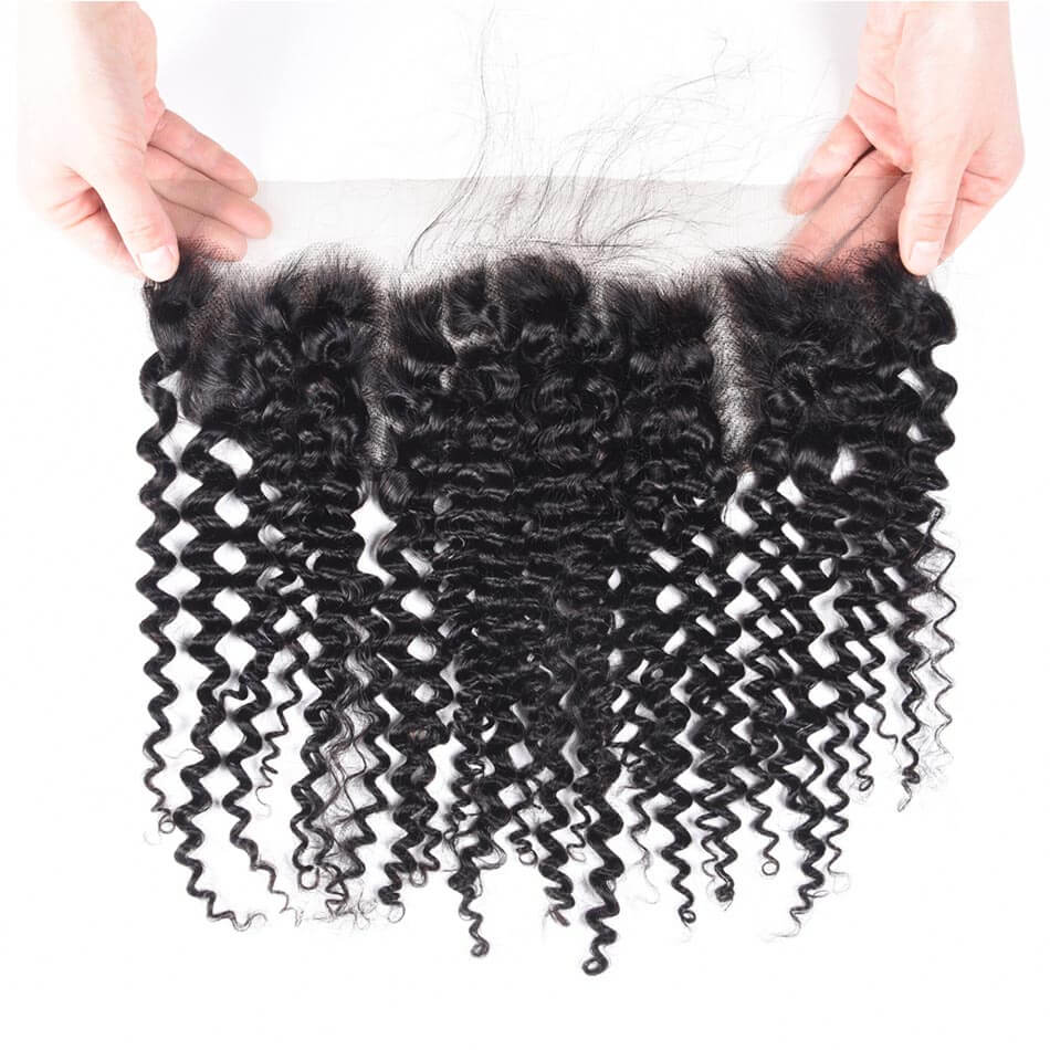 Ms Aloe Hair 10A Indian Human Hair Curly 4 Bundles Deals with Front Curly Wave Ear To Ear lace Front With Baby Hair Cheap Human Hair Bundles For Women 11 curly weave lace frontal 2