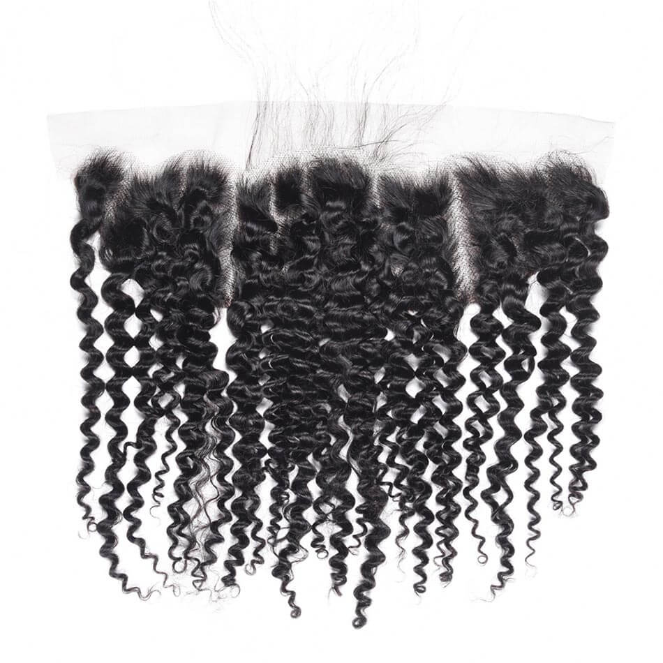 Ms Aloe Hair 10A Indian Human Hair Curly 4 Bundles Deals with Front Curly Wave Ear To Ear lace Front With Baby Hair Cheap Human Hair Bundles For Women 10 curly weave lace frontal