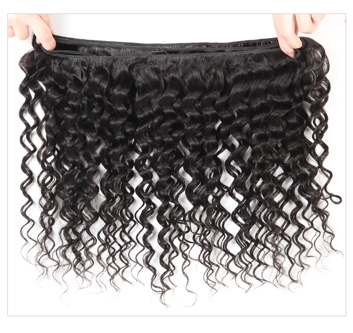 Ms Aloe Hair Brazilian Deep Wave 3 Bundles with Lace Frontal Closure Unprocessed Virgin Remy Human Hair with 13x4 Ear to Ear Closure With Baby Hair 7 deep wave human hair 5