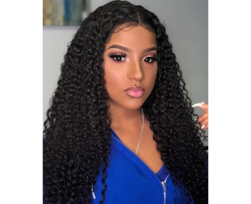 Brazilian Deep wave Hair 3 Bundles With Lace Frontal