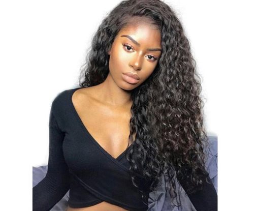 Peruvian Water Wave Hair 3 Bundles With Lace Frontal Closure Deals