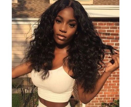 Indian Body Wave Hair 3 Bundles With Lace Front Virgin Human Hair