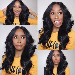Body Wave 13x4 Lace Front Human Hair Wigs For Women Pre Plucked Hairline 13x4 Lace Front Wig 12-26inch Brazilian Remy Hair 150% 180% 200% Density 11 body wave human hair full lace wig