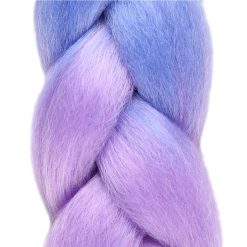 Jumbo Braiding Hair Ombre Colorful Synthetic Braiding Hair Extensions 24inch High Temperature Fiber Ombre Twist Crochet Yaki Braids Hair(3Packs,Blue-Purple-Pink) 12 Kanekalon Jumbo Braiding Hair Ombre Colorful Blue-Purple-Pink