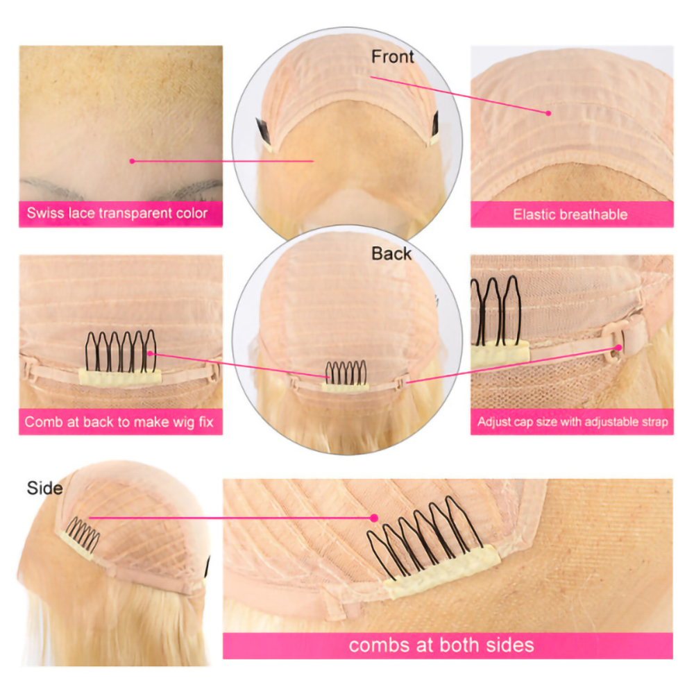 613 Wigs Straight Human Hair Wigs Long Wigs Blonde 13x4 Lace Front Wigs 11 Blonde Straight Hair 13x6 Lace Front Wigs