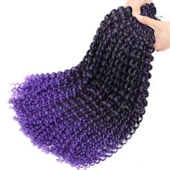 Passion Twist Hair Purple Ombre Water Wave