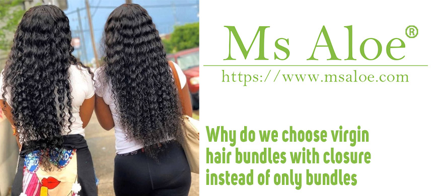 virgin hair bundles with closure