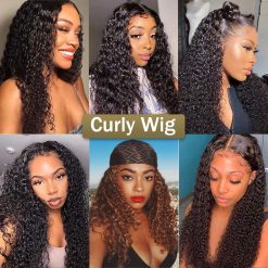 Curly 4x4 Lace Closure Wigs 6