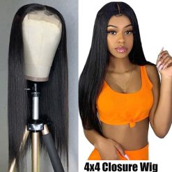 Straight 4x4 Lace Front Wig