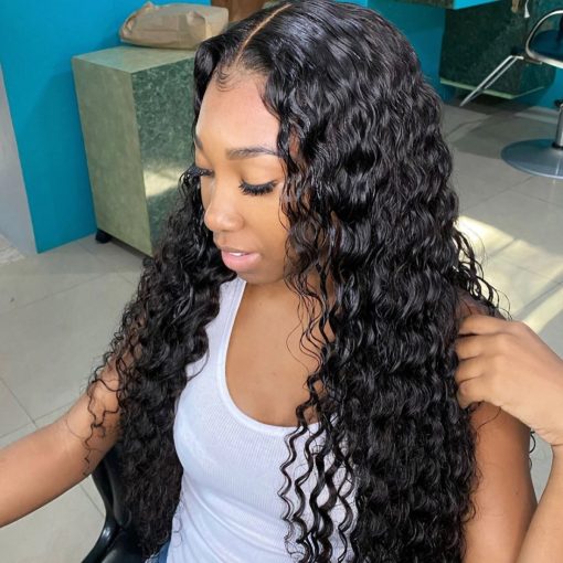 Water Wave 4x4 Lace Closure Wig
