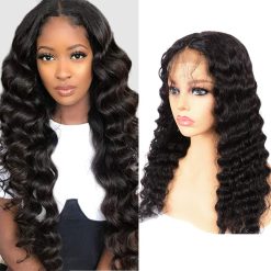 Loose Deep Wave 5X5 Lace Closure Wigs