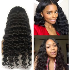 Loose Deep Wave 5X5 Lace Closure Wigs