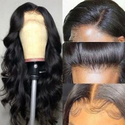 Body Wave Glueless Lace Front Wigs 13x4 Lace Front Wig With Baby Hair Pre-plucked Virgin Human Hair Wigs 8 Body Wave Glueless Lace Front Wigs