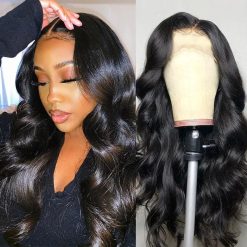 Body Wave Glueless Lace Front Wigs 13x4 Lace Front Wig With Baby Hair Pre-plucked Virgin Human Hair Wigs 13 Body Wave Glueless Lace Front Wigs