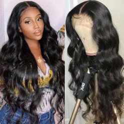 Body Wave Glueless Lace Front Wigs 13x4 Lace Front Wig With Baby Hair Pre-plucked Virgin Human Hair Wigs 10 Body Wave Glueless Lace Front Wigs