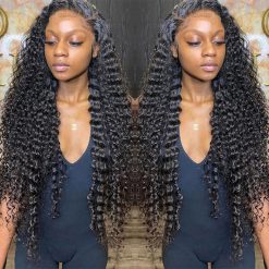 Deep Wave HD Lace Front Wigs Long Hair Lace Front Wigs Cheap Human Hair Wigs 9 Deep Wave HD Lace Front Wigs