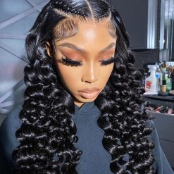 Glueless Lace Front Wigs With Baby Hair Loose Deep Wave Glueless Lace Wigs Human Hair Lace Front Wigs For Sale 5 Loose Deep Wave Glueless Lace Wigs