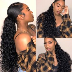 Glueless HD Lace Wigs Water Wave Glueless Lace Front Wigs Human Hair Wigs With Baby Hair 6 Water Wave Glueless Lace Front Wigs
