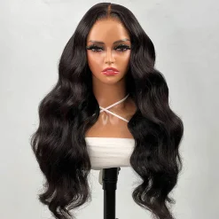 Upgrade Pre-cut Lace Body Wave Wear & Go Glueless Wigs Pre-bleached Knots Clean Melted Hairline 180% Density 5×5 HD Lace Closure Wig 24 Body-Wave-Wear-&-Go-Glueless-Wigs-13
