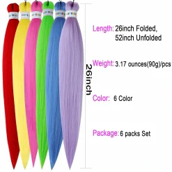 Braiding Hair 6 Colors