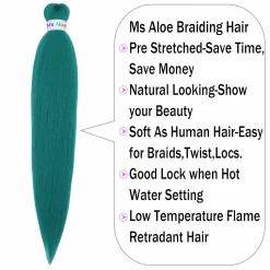 Dark Green Braiding Hair