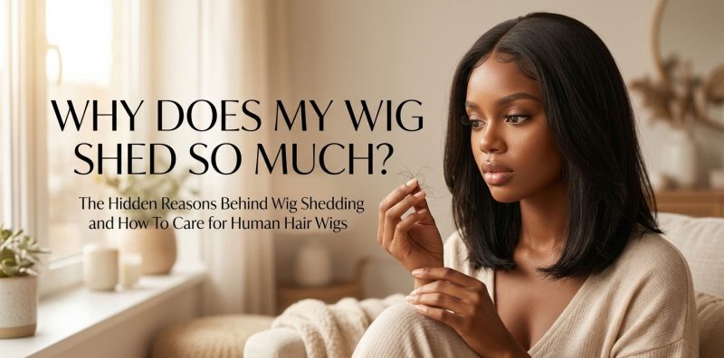 Why Does My Wig Shed So Much? The Real Reasons Behind Hair Loss, Loose Knots, and How To Protect Your Wig 1 The Hidden Reasons Behind Wig Shedding and How To Care for Human Hair Wigs