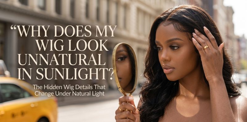 Why Does My Wig Look Unnatural in Sunlight? The Hidden Details That Reveal a Wig Outdoors 1 The Hidden Wig Details That Change Under Natural Light