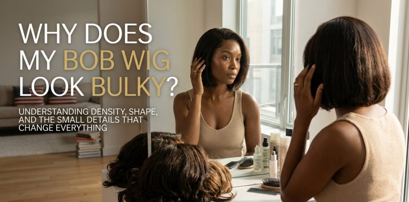 Why Does My Bob Wig Look Bulky? The Hidden Reasons Your Short Wig Feels Too Big 1 Why Does My Bob Wig Look Bulky The Hidden Reasons Your Short Wig Feels Too Big