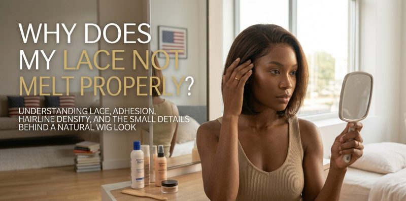 Why Does My Lace Not Melt Properly? The Real Reasons Your Lace Front Wig Still Looks Like a Wig 1 Why Does My Lace Not Melt Properly? The Real Reasons Your Lace Front Wig Still Looks Like a Wig